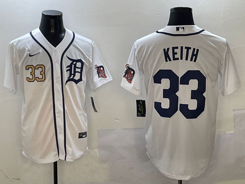 Men Detroit Tigers #33 Keith White Game 2025 Nike MLB Jersey style 4